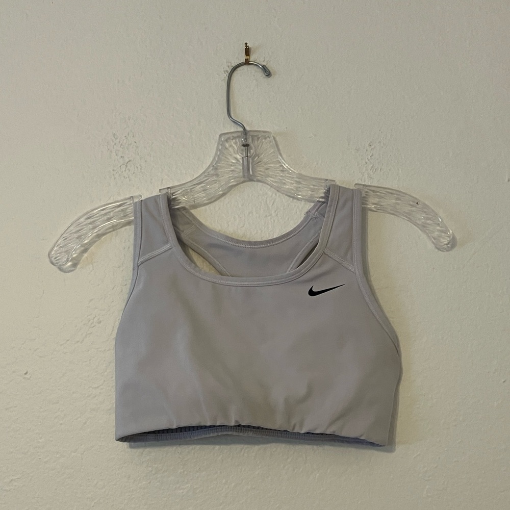 White Nike Sports Bra